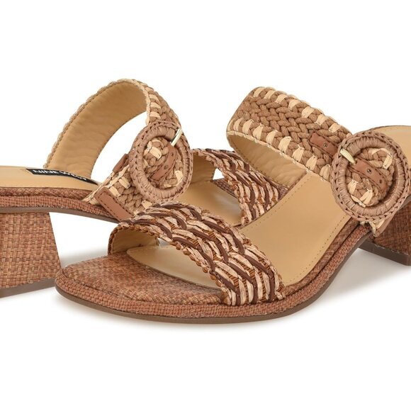 Nine West Emerey Woven Slide Sandals - Picture 5 of 5